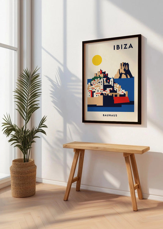 Cuadro Ibiza Poster Bauhaus