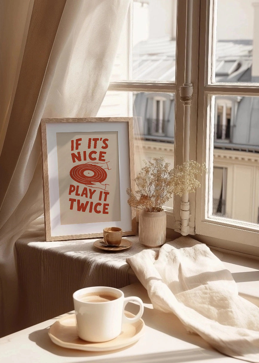 Cuadro If it is nice play it twice