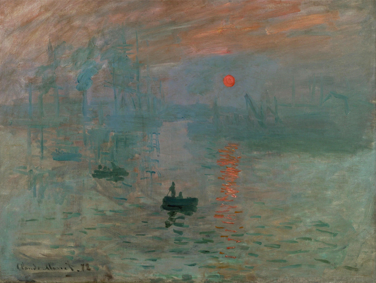 Cuadro de ​Impresión, sol naciente (Claude Monet) - Fine Artic