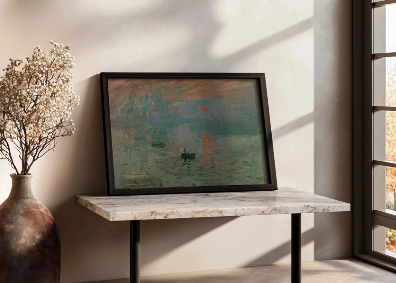 Cuadro ​Impresión, sol naciente (Claude Monet)
