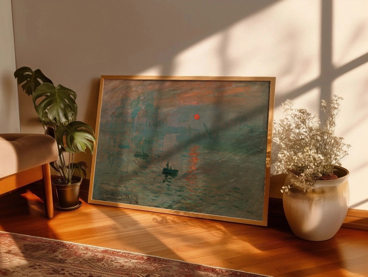 Cuadro de ​Impresión, sol naciente (Claude Monet) - Fine Artic