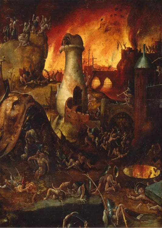Cuadro Infierno (El Bosco)