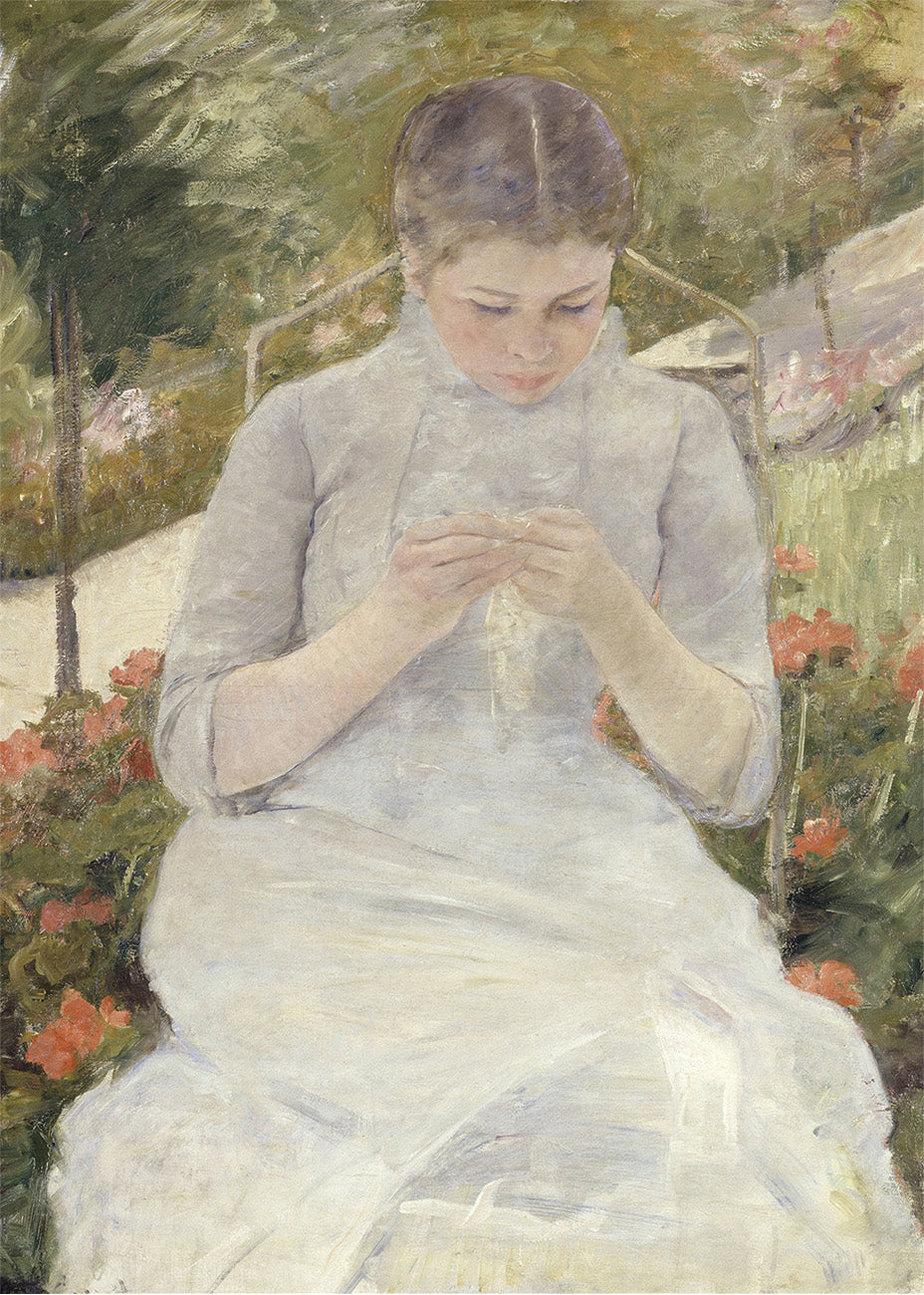 Cuadro ​In the garden (Mary Cassatt)