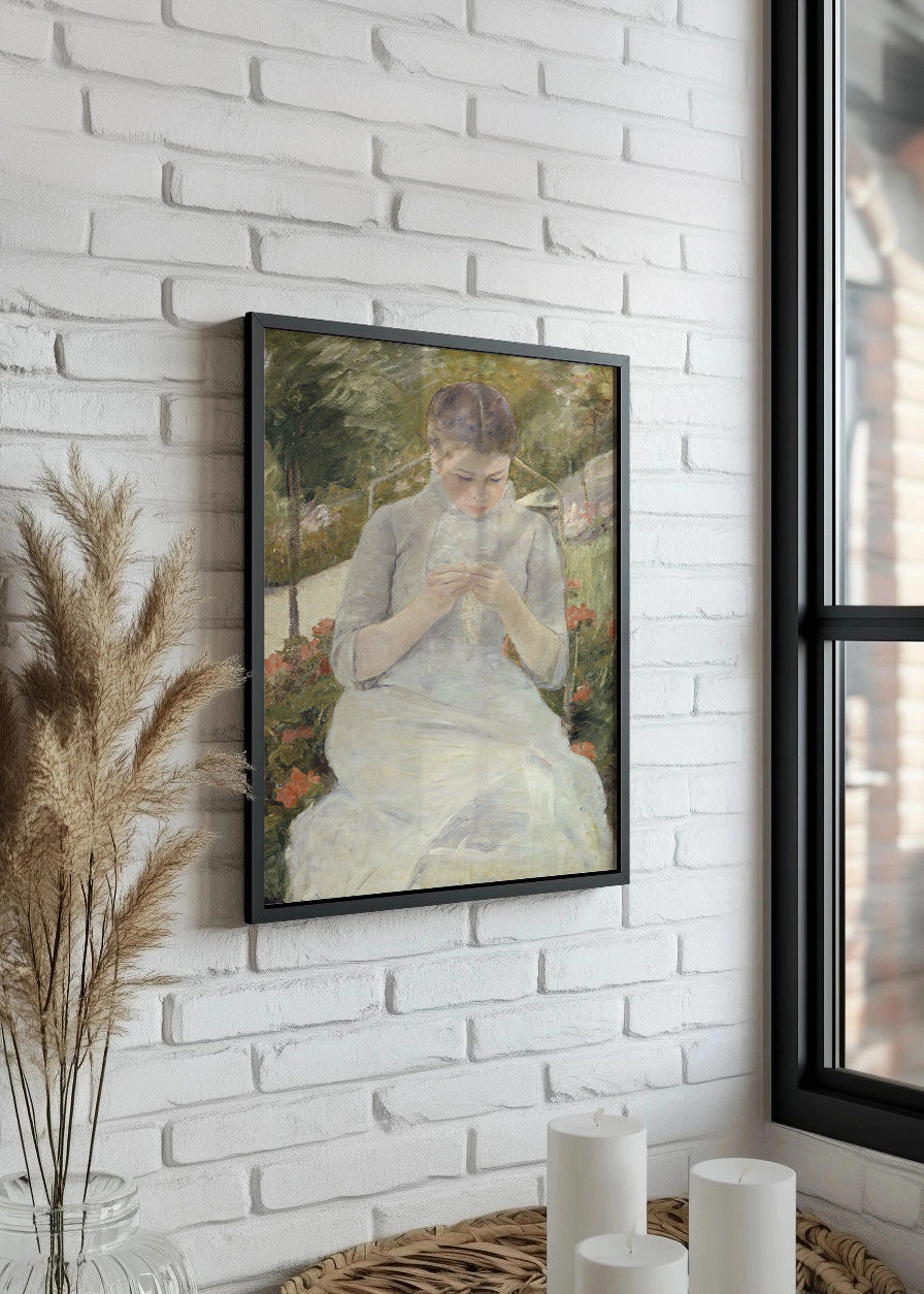 Cuadro ​In the garden (Mary Cassatt)