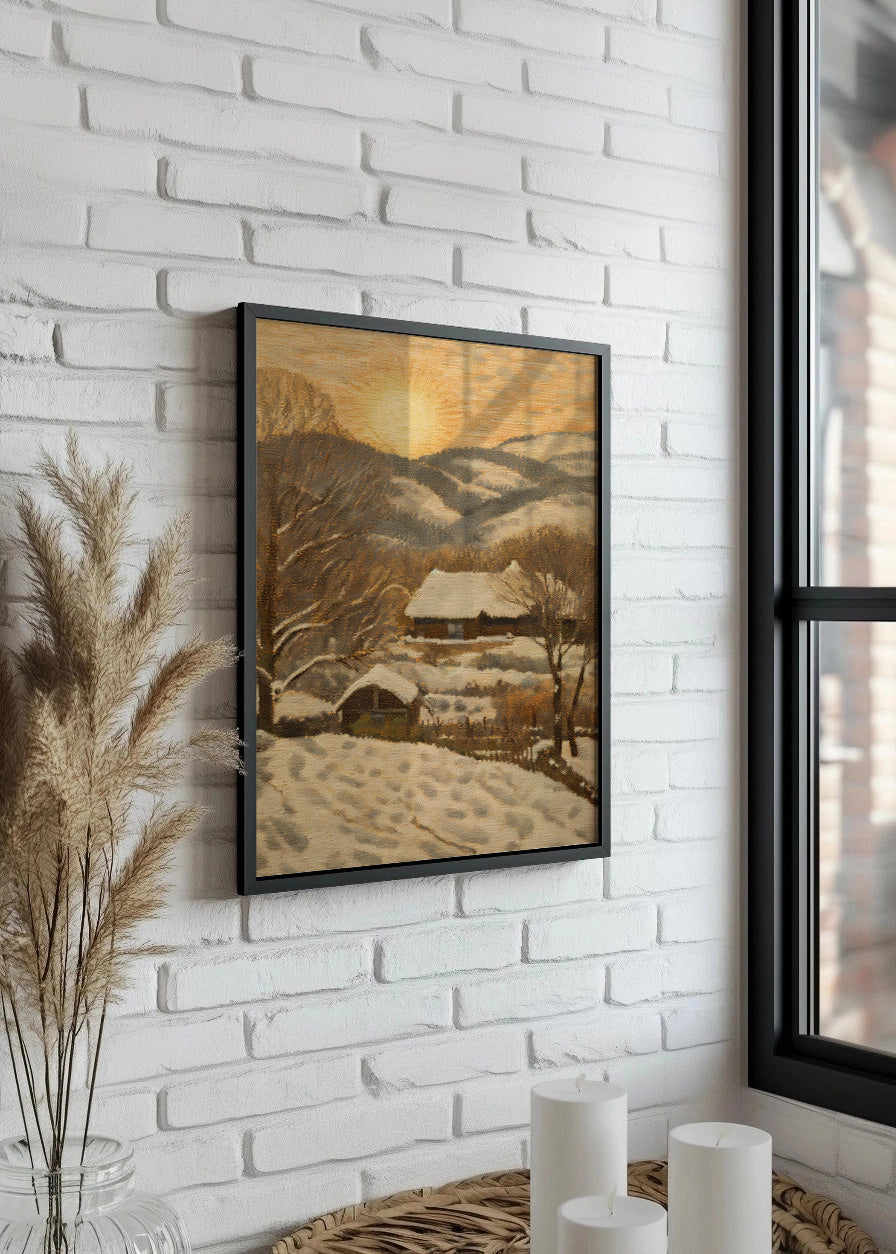 Cuadro ​Invierno nevado