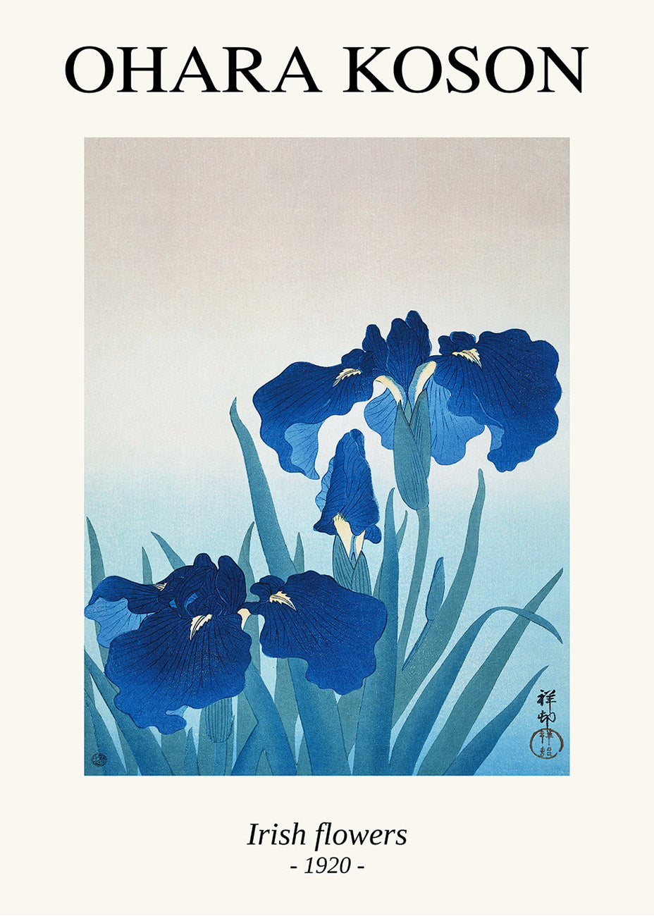 Fleurs irlandaises (Ohara Koson)