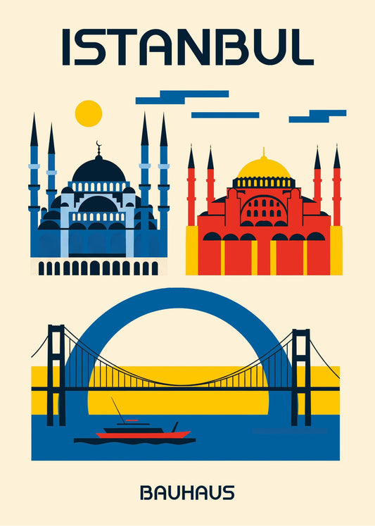 Cuadro Istanbul Poster Bauhaus