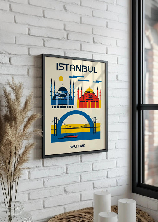 Cuadro Istanbul Poster Bauhaus