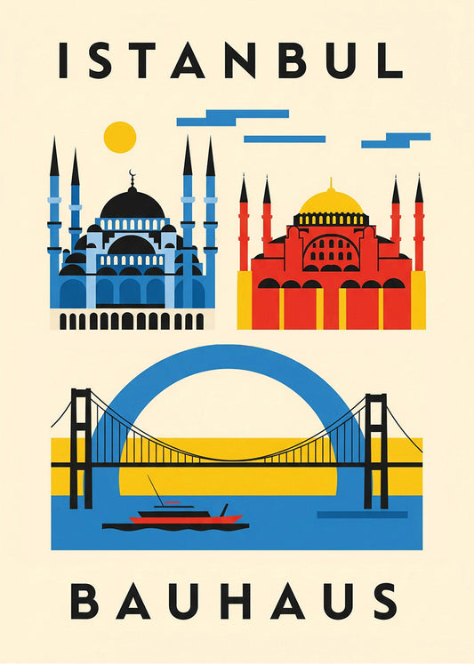 Cuadro Istanbul Poster Bauhaus