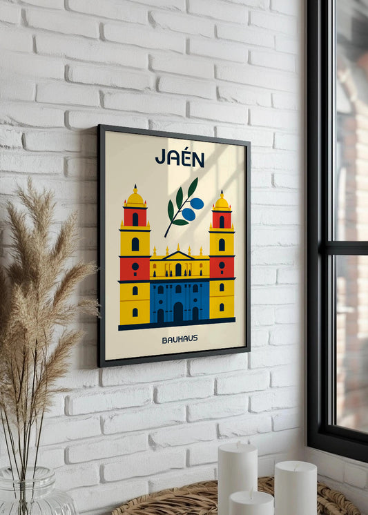 Cuadro Jaén Poster Bauhaus