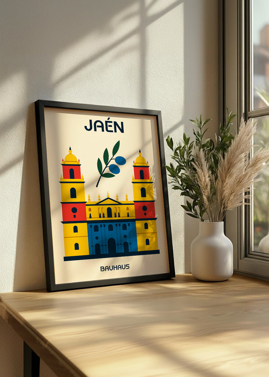 Cuadro Jaén Poster Bauhaus