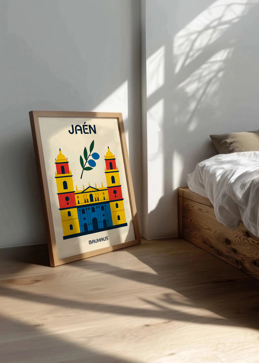 Cuadro Jaén Poster Bauhaus