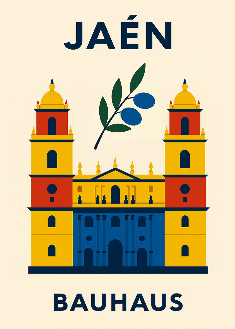 Cuadro Jaén Poster Bauhaus