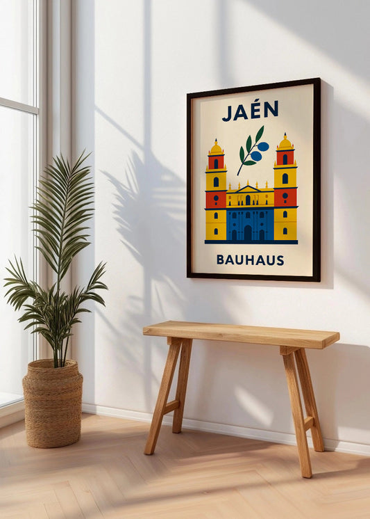 Cuadro Jaén Poster Bauhaus
