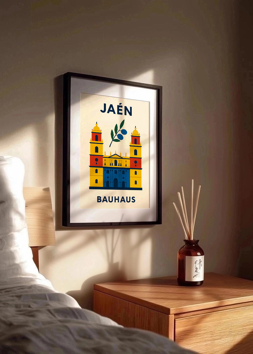 Cuadro Jaén Poster Bauhaus