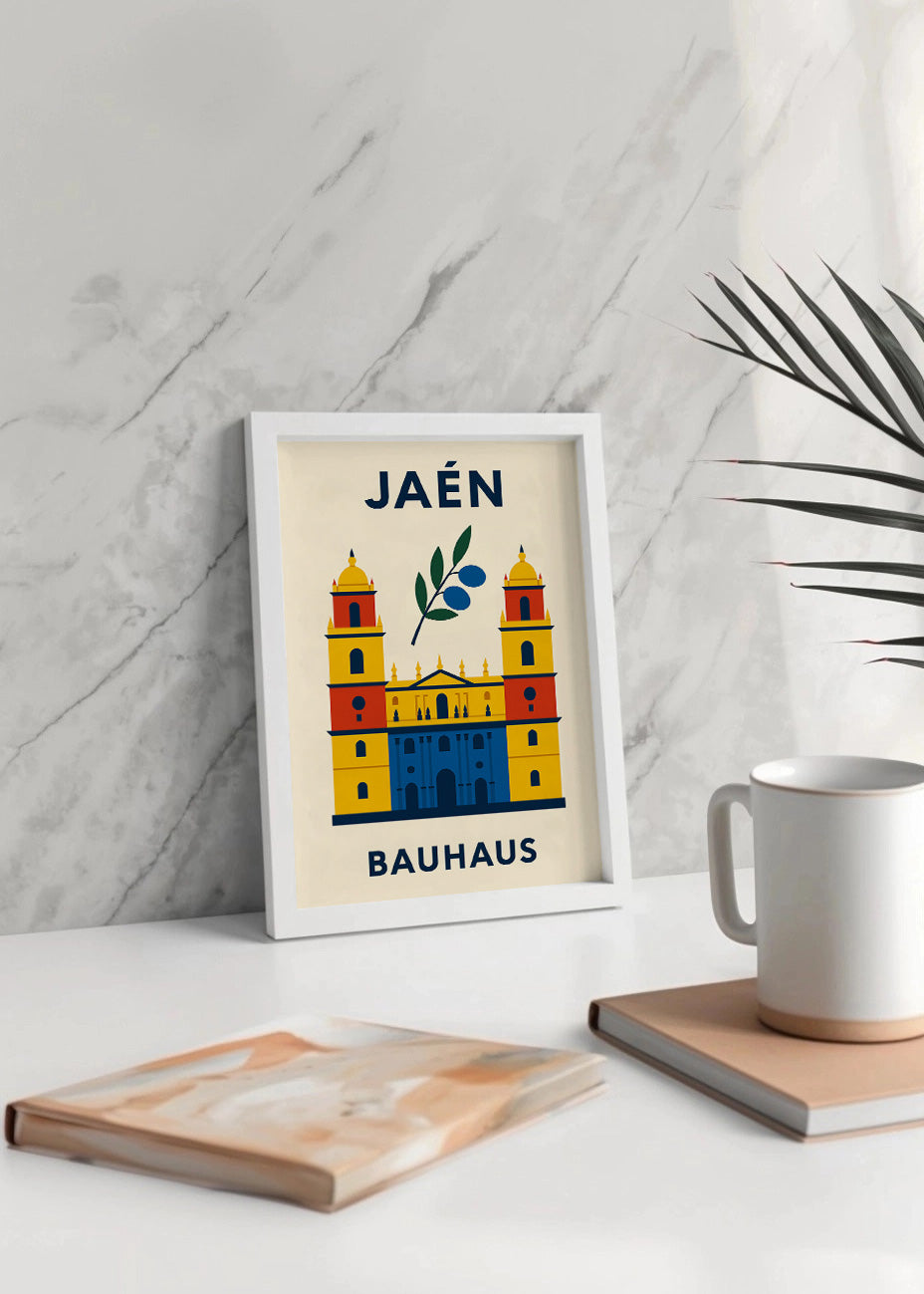 Cuadro Jaén Poster Bauhaus