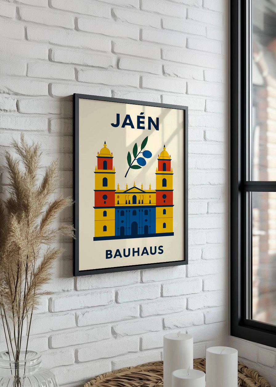 Cuadro Jaén Poster Bauhaus