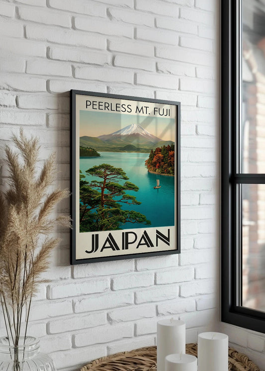 Cuadro Japón y monte Fuji