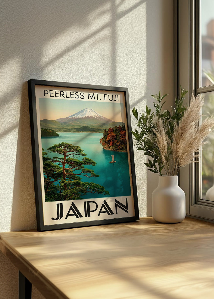Cuadro Japón y monte Fuji
