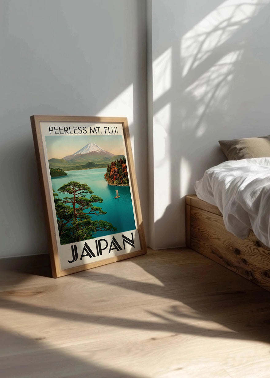 Cuadro Japón y monte Fuji