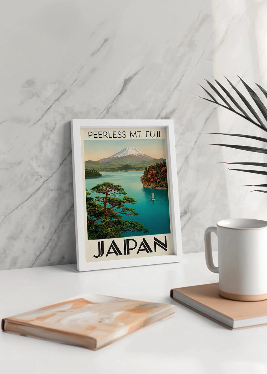 Cuadro Japón y monte Fuji