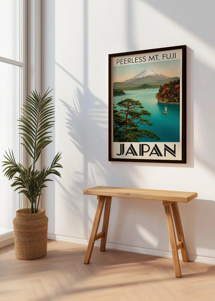 Cuadro Japón y monte Fuji