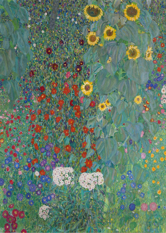 Cuadro Jardin campesino con girasoles (Gustav Klimt)