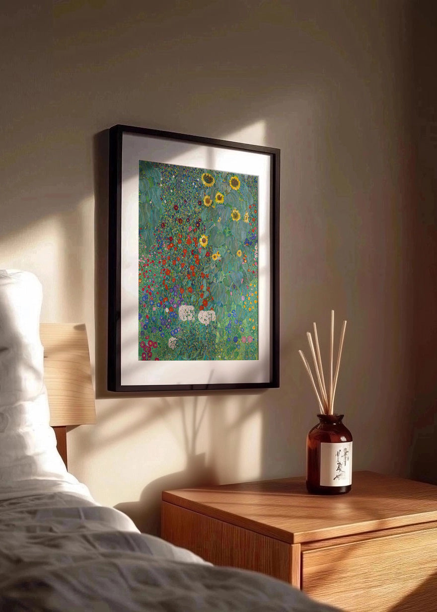 Cuadro Jardin campesino con girasoles (Gustav Klimt)