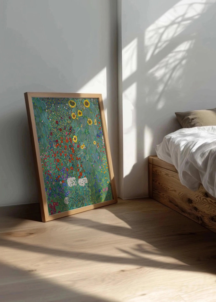 Cuadro Jardin campesino con girasoles (Gustav Klimt)