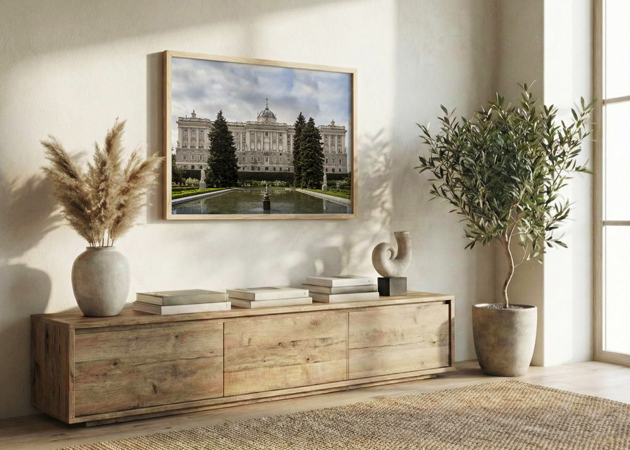 Cuadro Jardines del Palacio Real ( Rafesmar CC BY-SA 4.0)