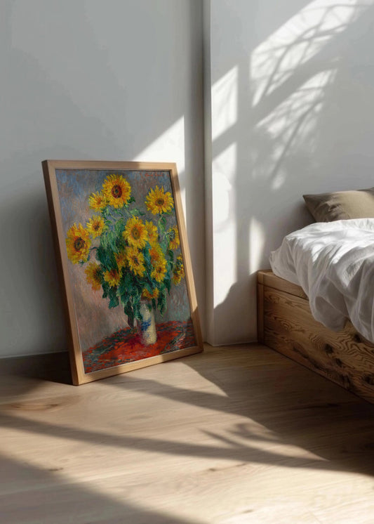 Cuadro ​Jarrón con girasoles (Claude Monet)