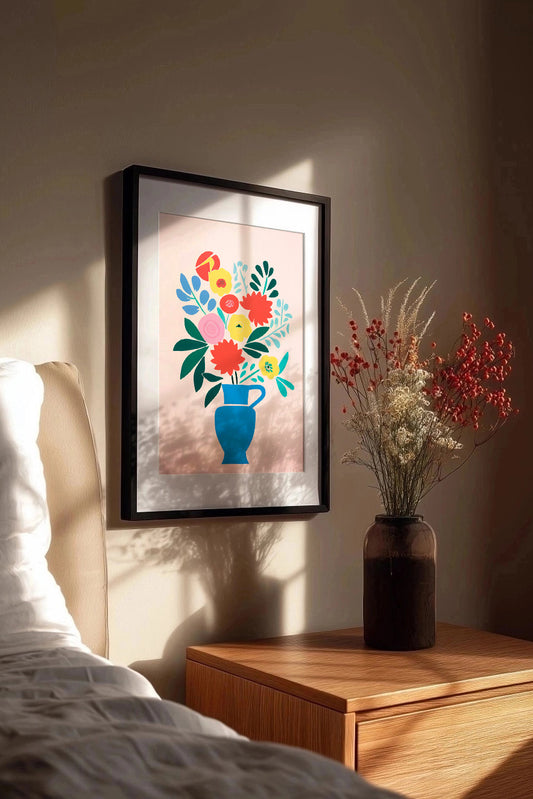 Cuadro de ​Jarrón de flores primaverales - Fine Artic