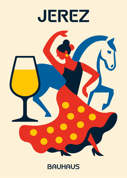 Cuadro Jerez Poster Bauhaus