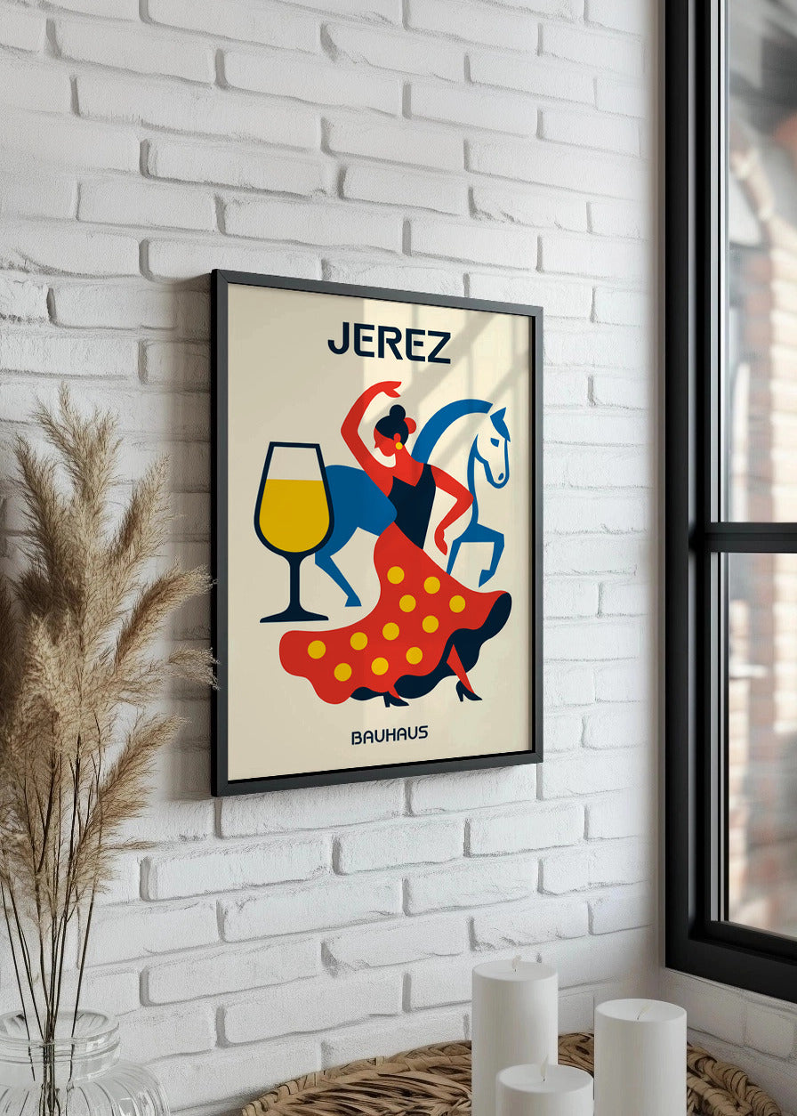 Cuadro Jerez Poster Bauhaus