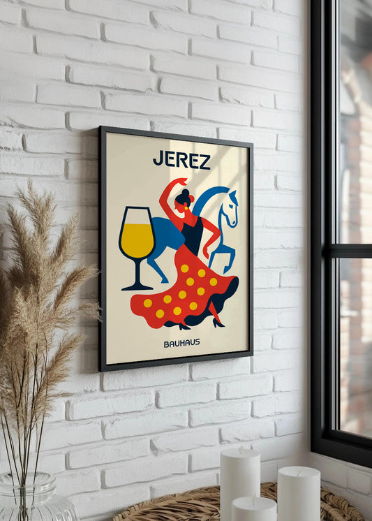 Cuadro Jerez Poster Bauhaus