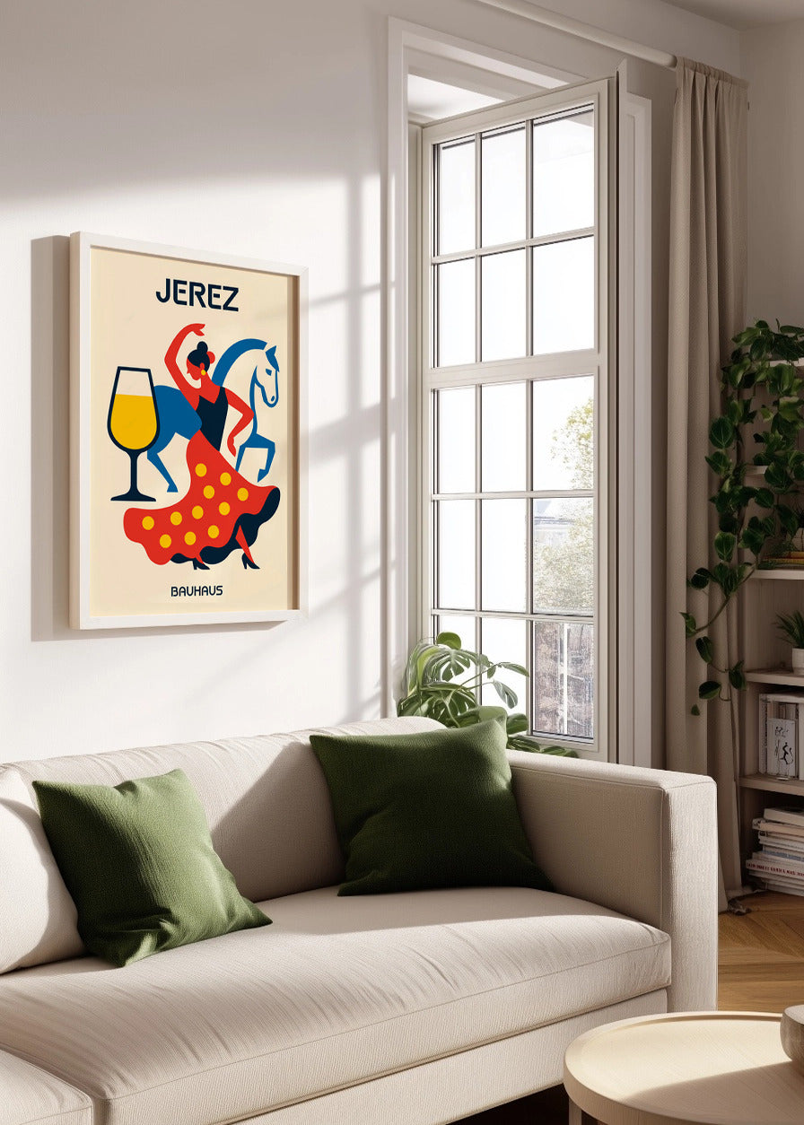 Cuadro Jerez Poster Bauhaus