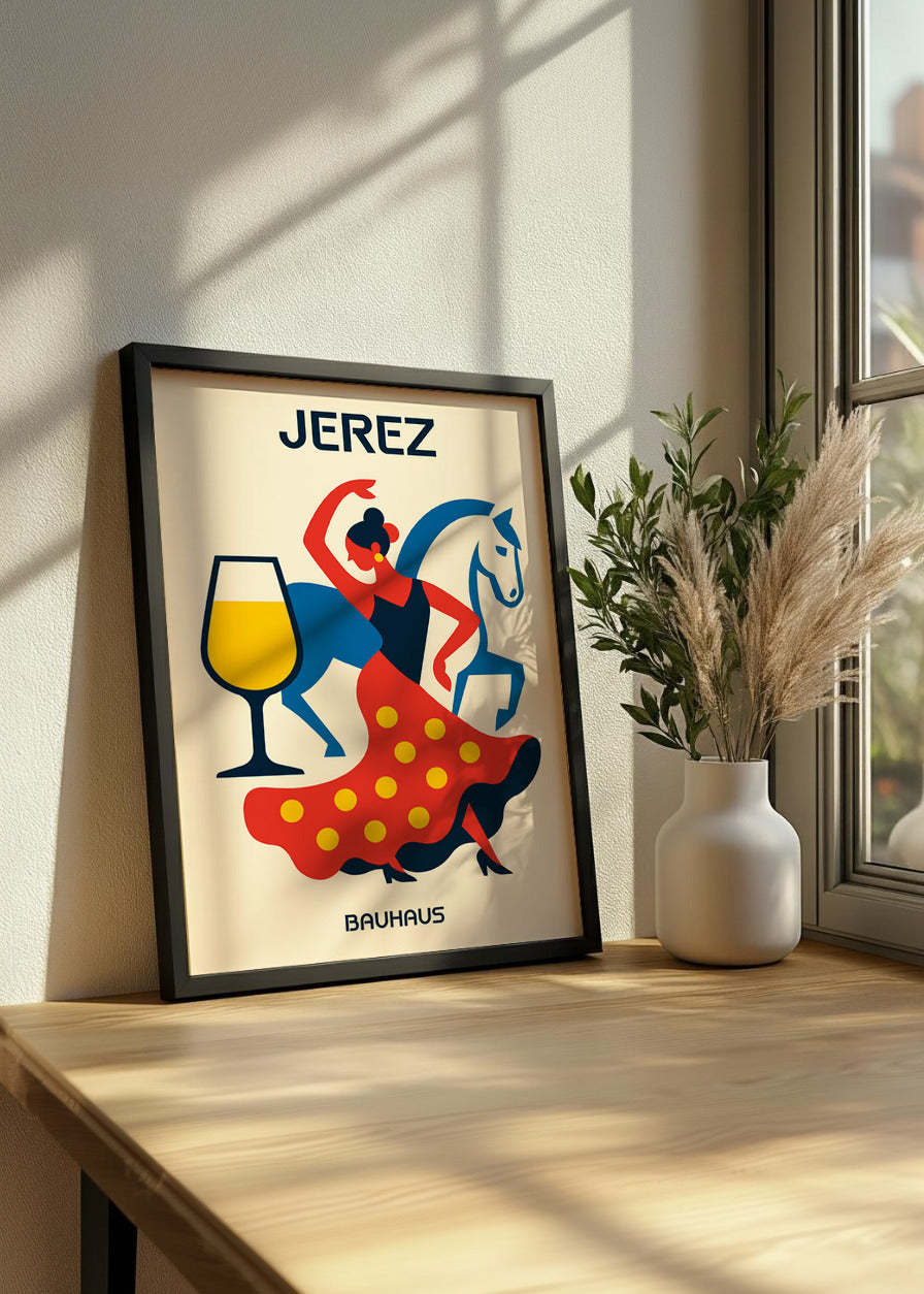 Cuadro Jerez Poster Bauhaus