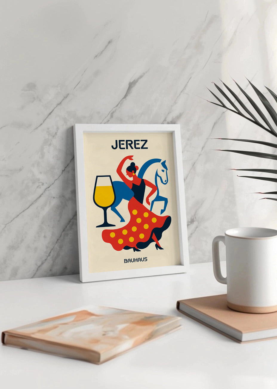 Cuadro Jerez Poster Bauhaus