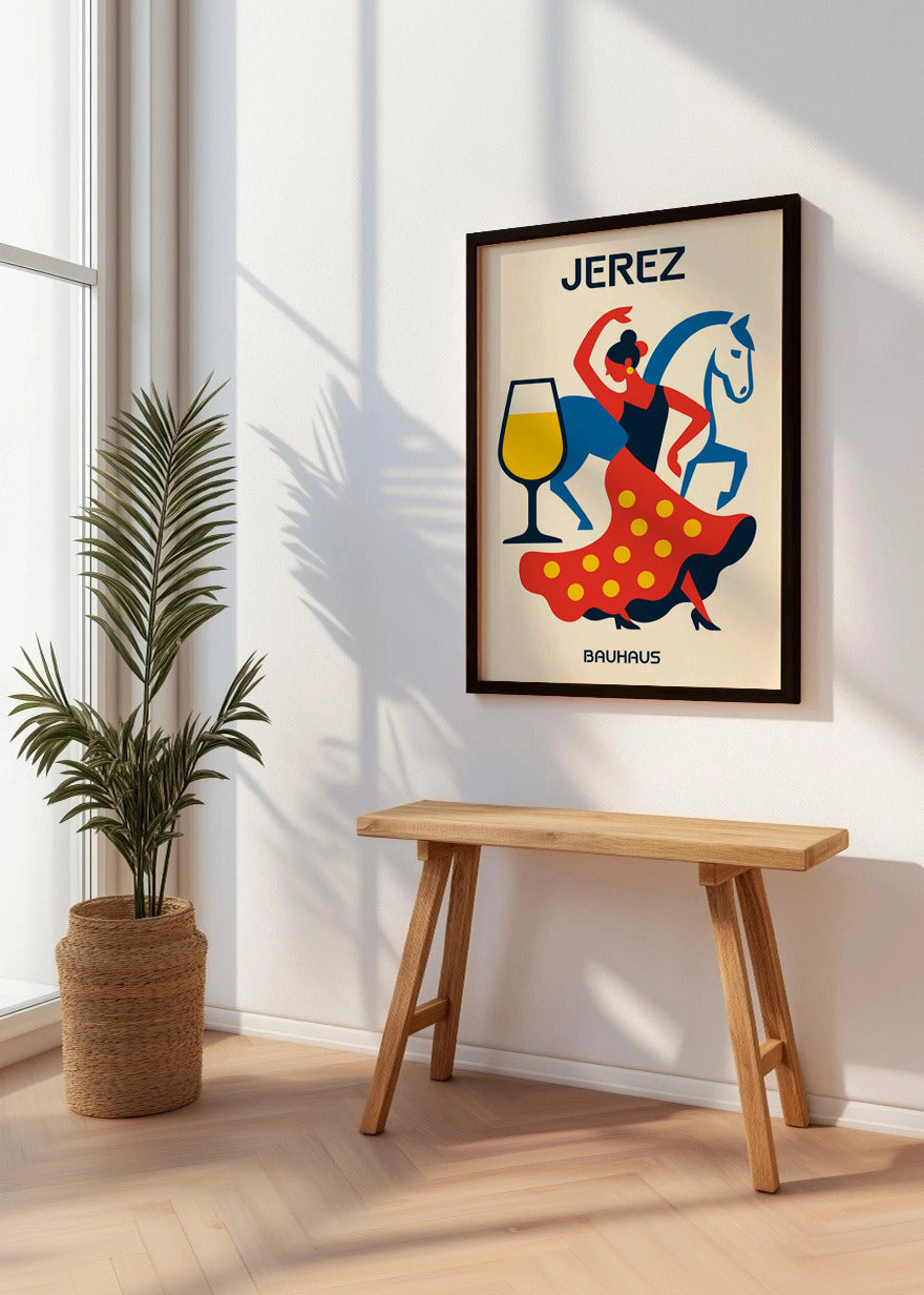 Cuadro Jerez Poster Bauhaus