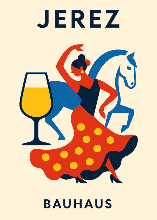 Cuadro Jerez Poster Bauhaus