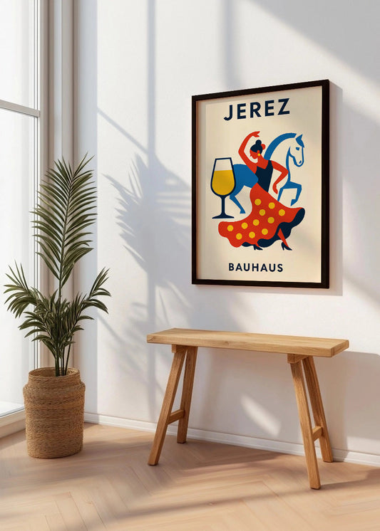 Cuadro Jerez Poster Bauhaus