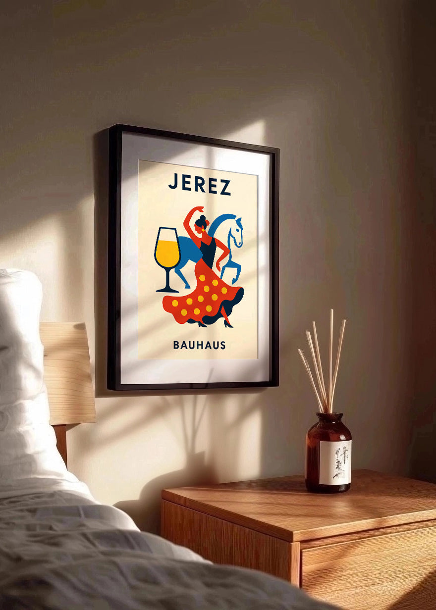 Cuadro Jerez Poster Bauhaus