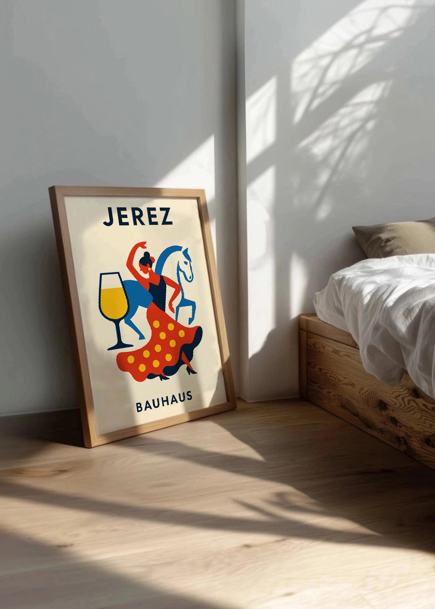 Cuadro Jerez Poster Bauhaus