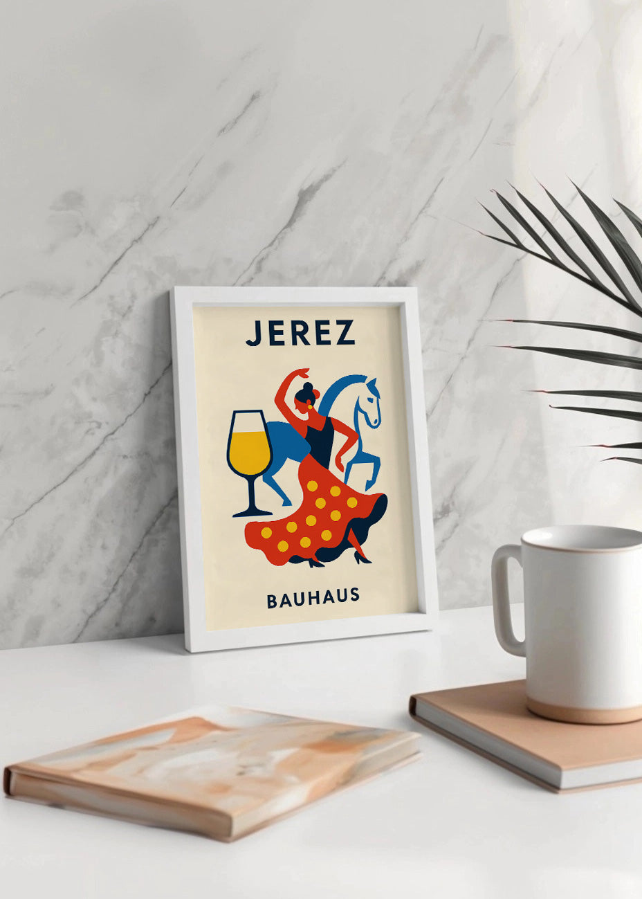 Cuadro Jerez Poster Bauhaus