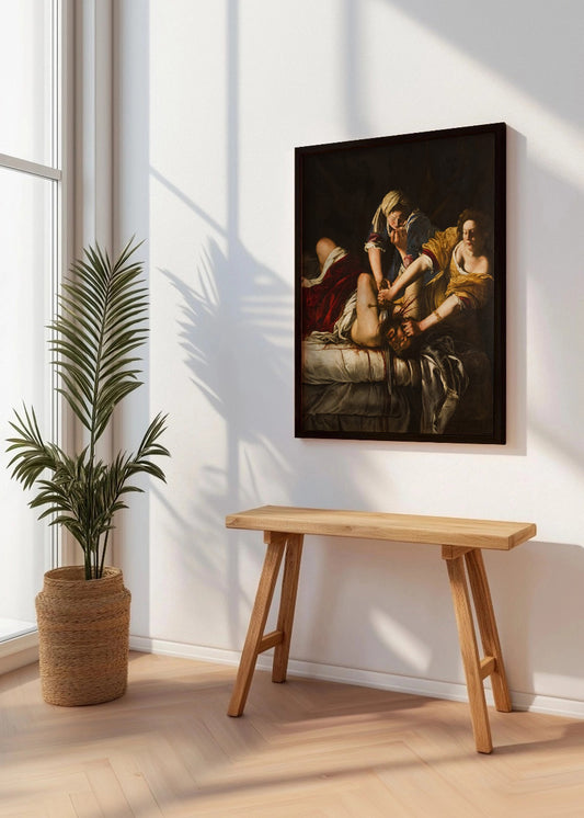 Cuadro ​Judith decapitando a Holofernes (Artemisa Gentileschi)