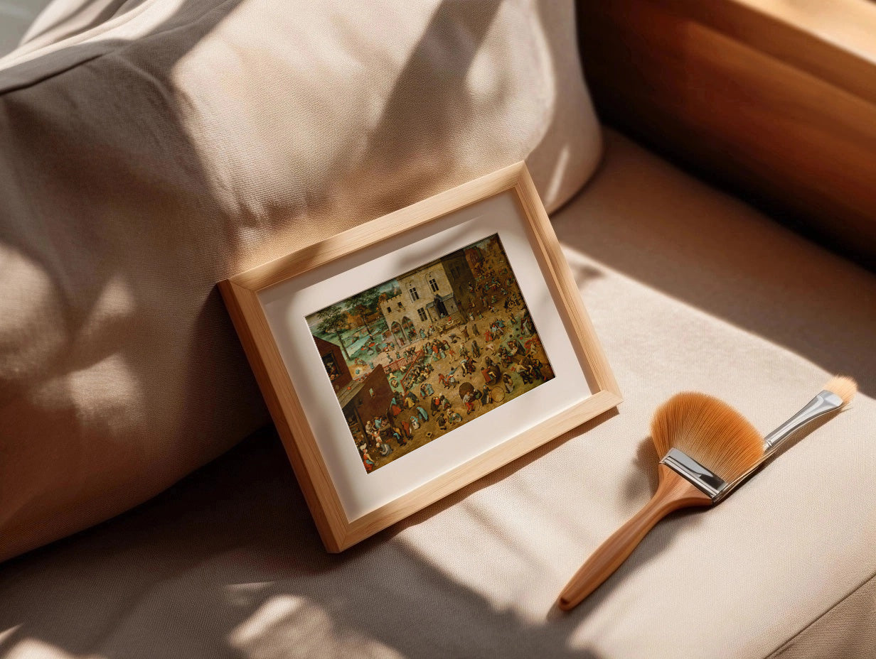 Cuadro de ​Juegos de niños (Pieter Brueghel el Viejo) - Fine Artic