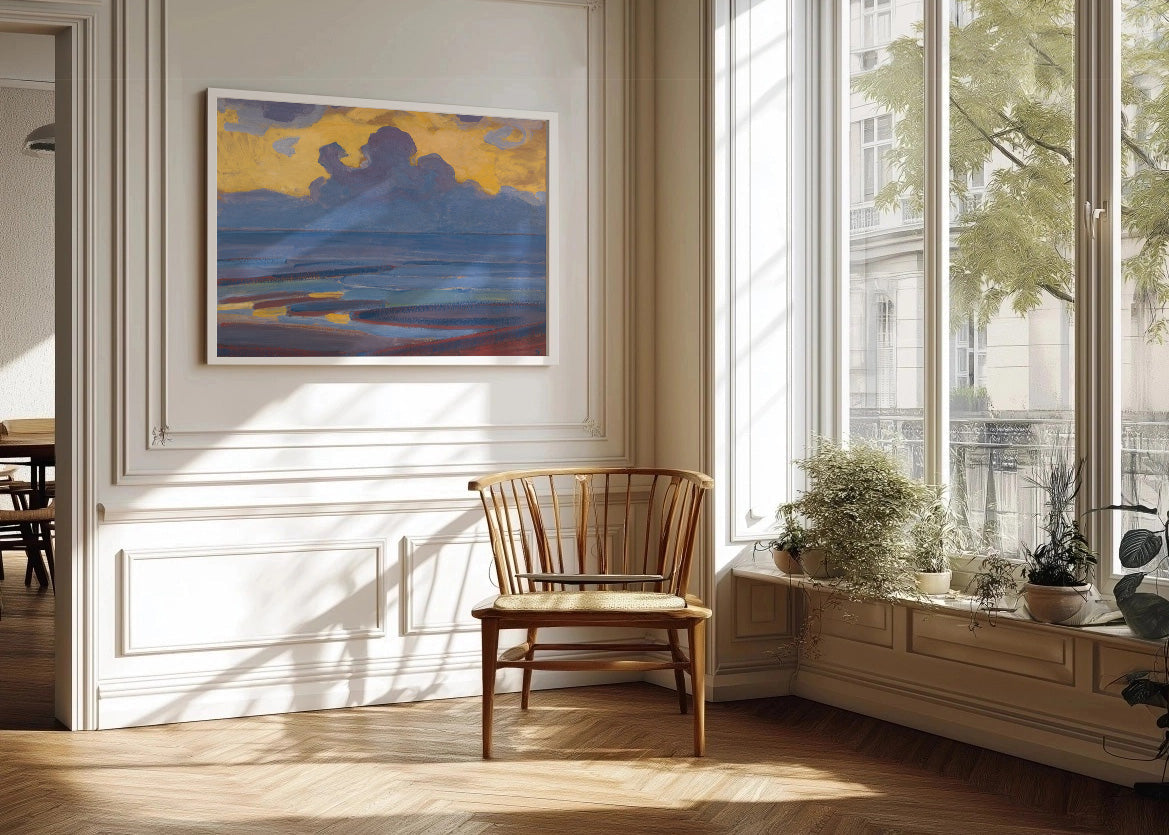 Cuadro Junto al mar (Mondrian)