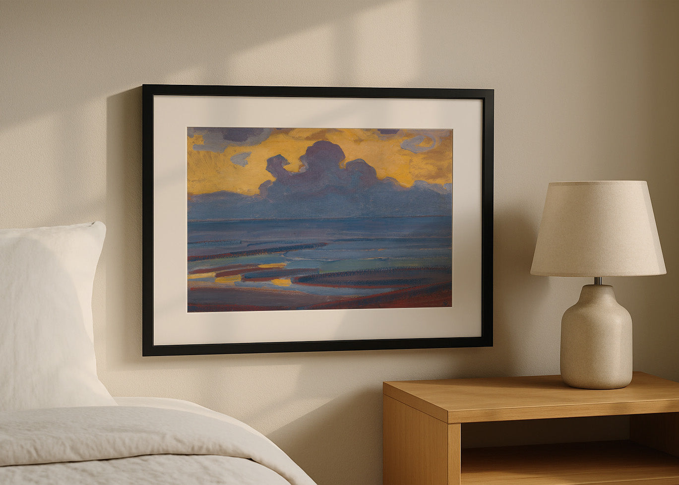 Cuadro Junto al mar (Mondrian)