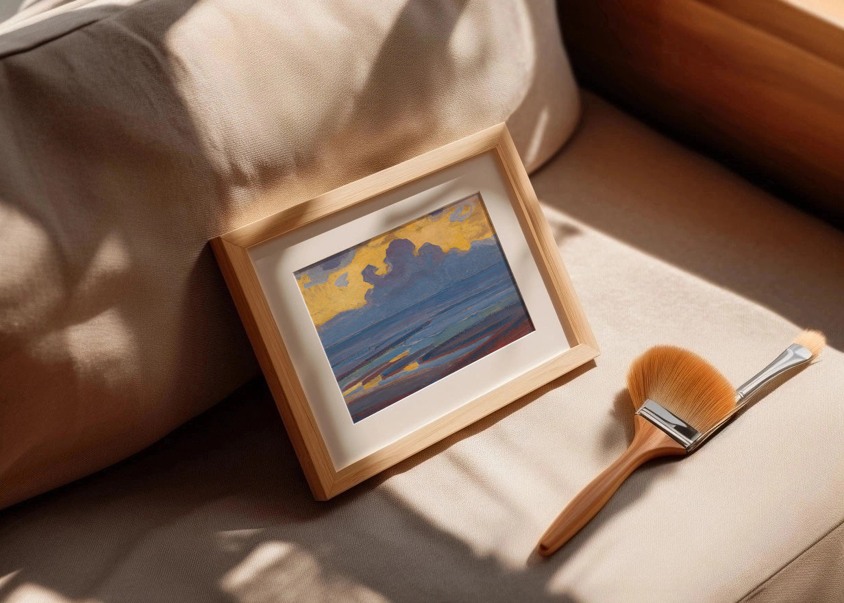 Cuadro Junto al mar (Mondrian)