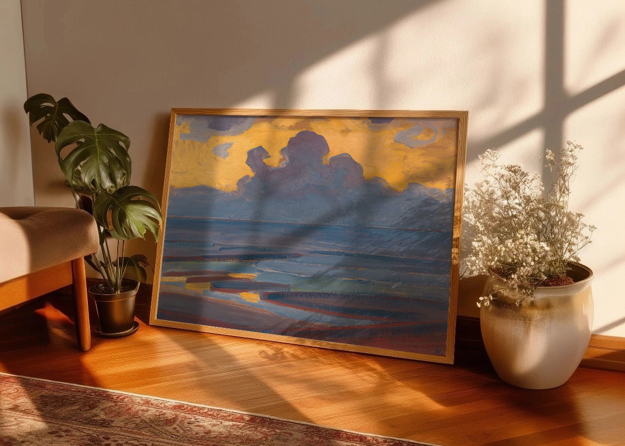 Cuadro Junto al mar (Mondrian)